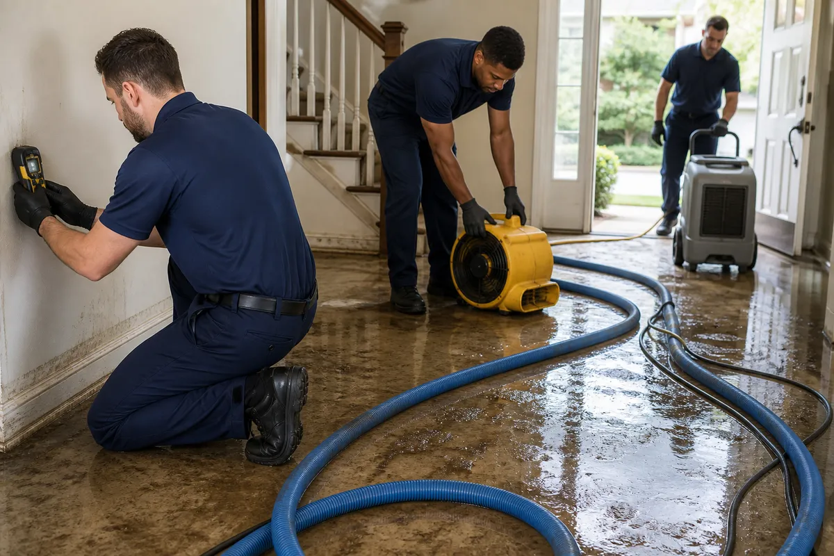 DryMark Restoration Bothell crew at work in Bothell, WA